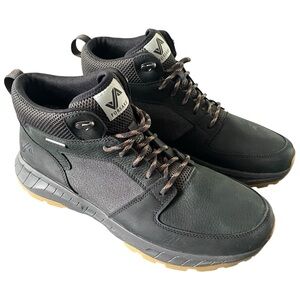 Forsake Wild Sky Mid Black Lace-Up Hiking Waterproof Sneaker Boots Mens 12